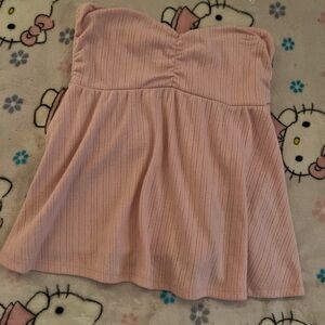 Hollister Light Pink Textured Top